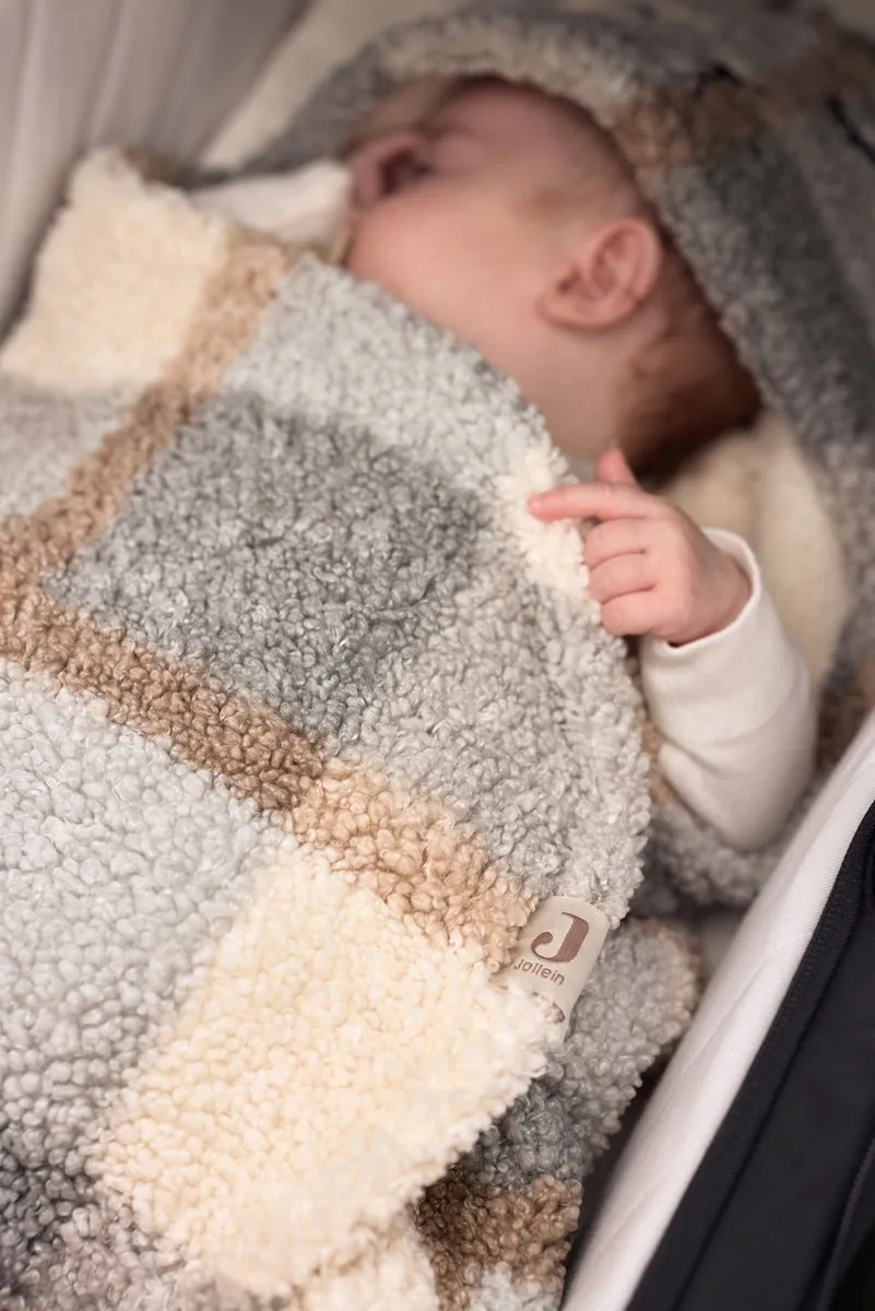 Jollein Baby Voetenzak Groep 0+ 3/5 punts - Check Boucle - afbeelding 6 van 6