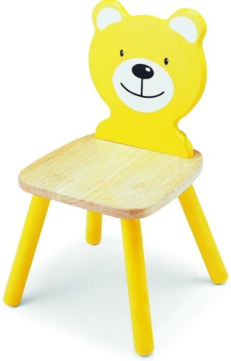 Pintoy Houten Stoel Gele Beer P99221