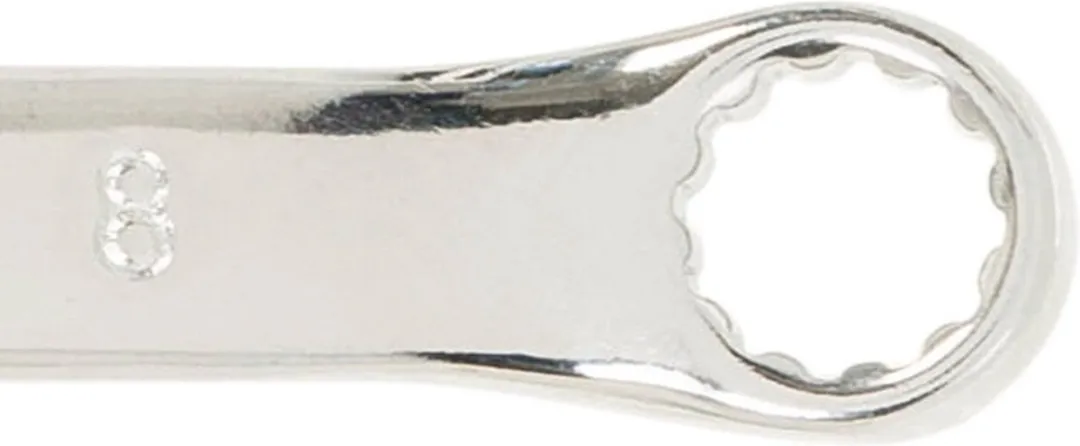 Silverline Steekringsleutel 8mm - Geharde Staal - Chroom