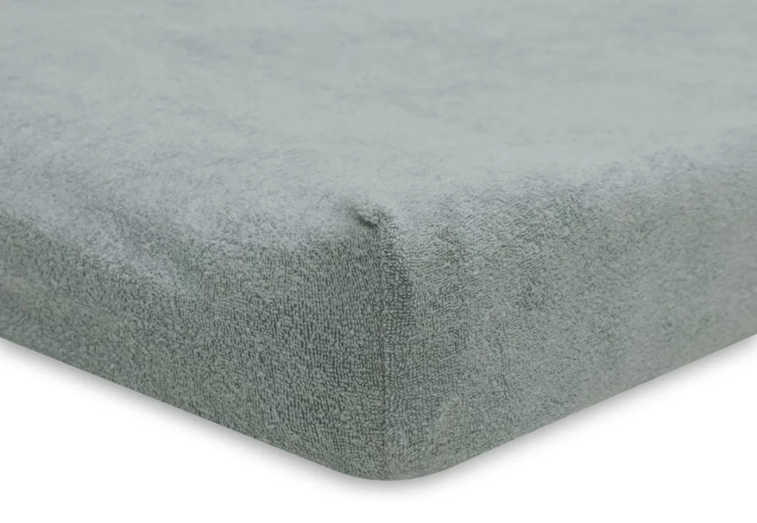 Jollein Aankleedkussenhoes Badstof 50x70cm - Sea Green - 2 Stuks