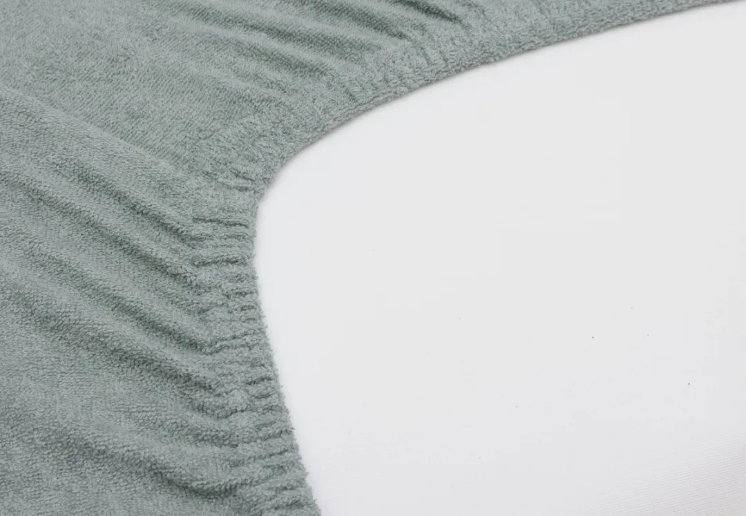 Jollein Aankleedkussenhoes Badstof 50x70cm - Sea Green - 2 Stuks