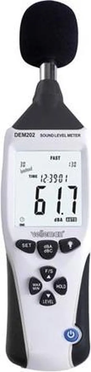 Velleman SLM-262144 Professionele Geluidsniveaumeter