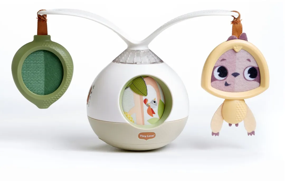 Tiny Love - Tummy Time Muziekmobiel - Boho Chic - 360° draaiende armen, muziek & lichtjes