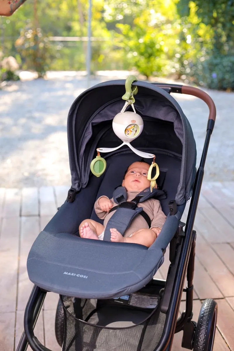 Tiny Love - Tummy Time Muziekmobiel - Boho Chic - 360° draaiende armen, muziek & lichtjes