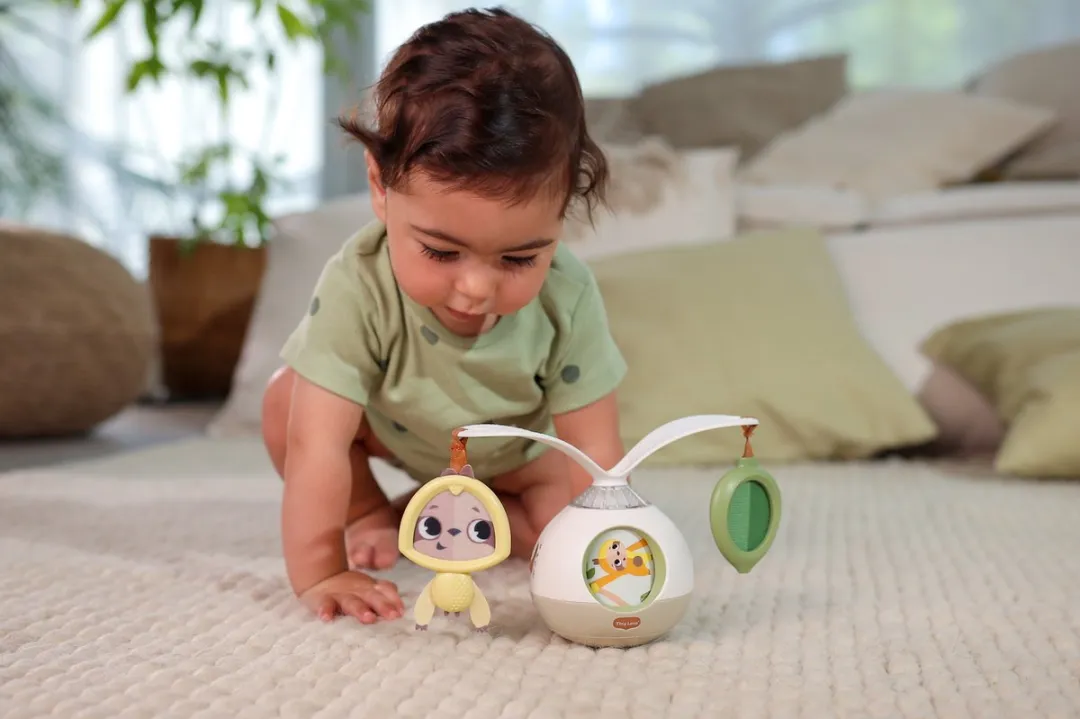 Tiny Love - Tummy Time Muziekmobiel - Boho Chic - 360° draaiende armen, muziek & lichtjes