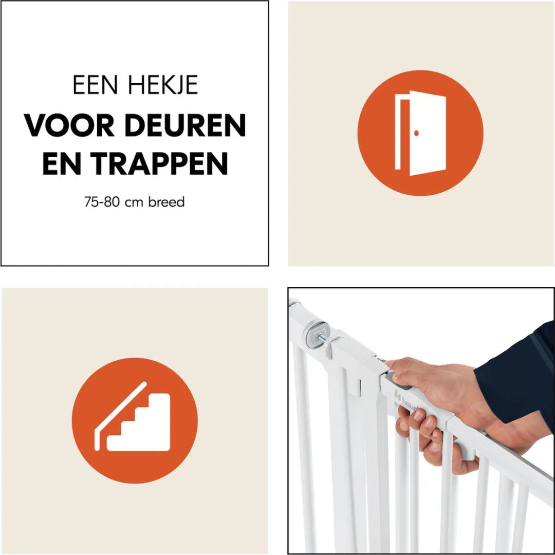 Hauck Open N Stop 2 Traphekje 75-80cm Wit