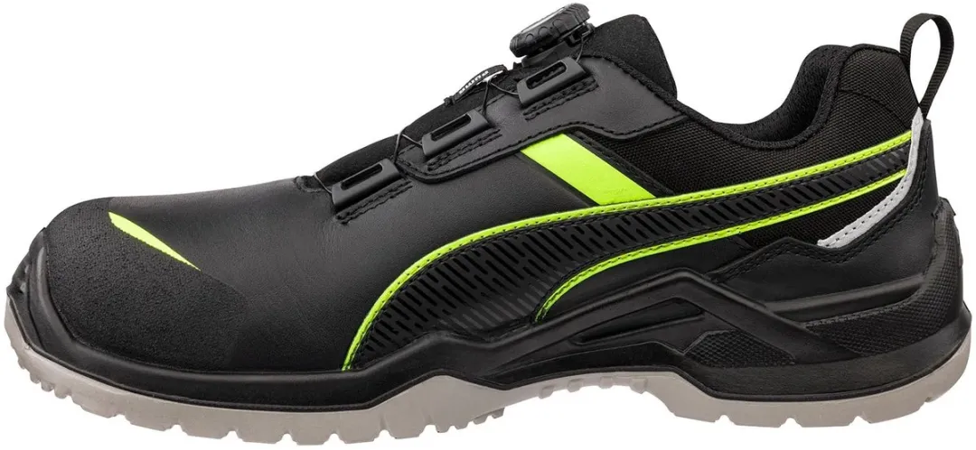 PUMA Krypton Green Disc Low S3S ESD - Groene schoen maat 35