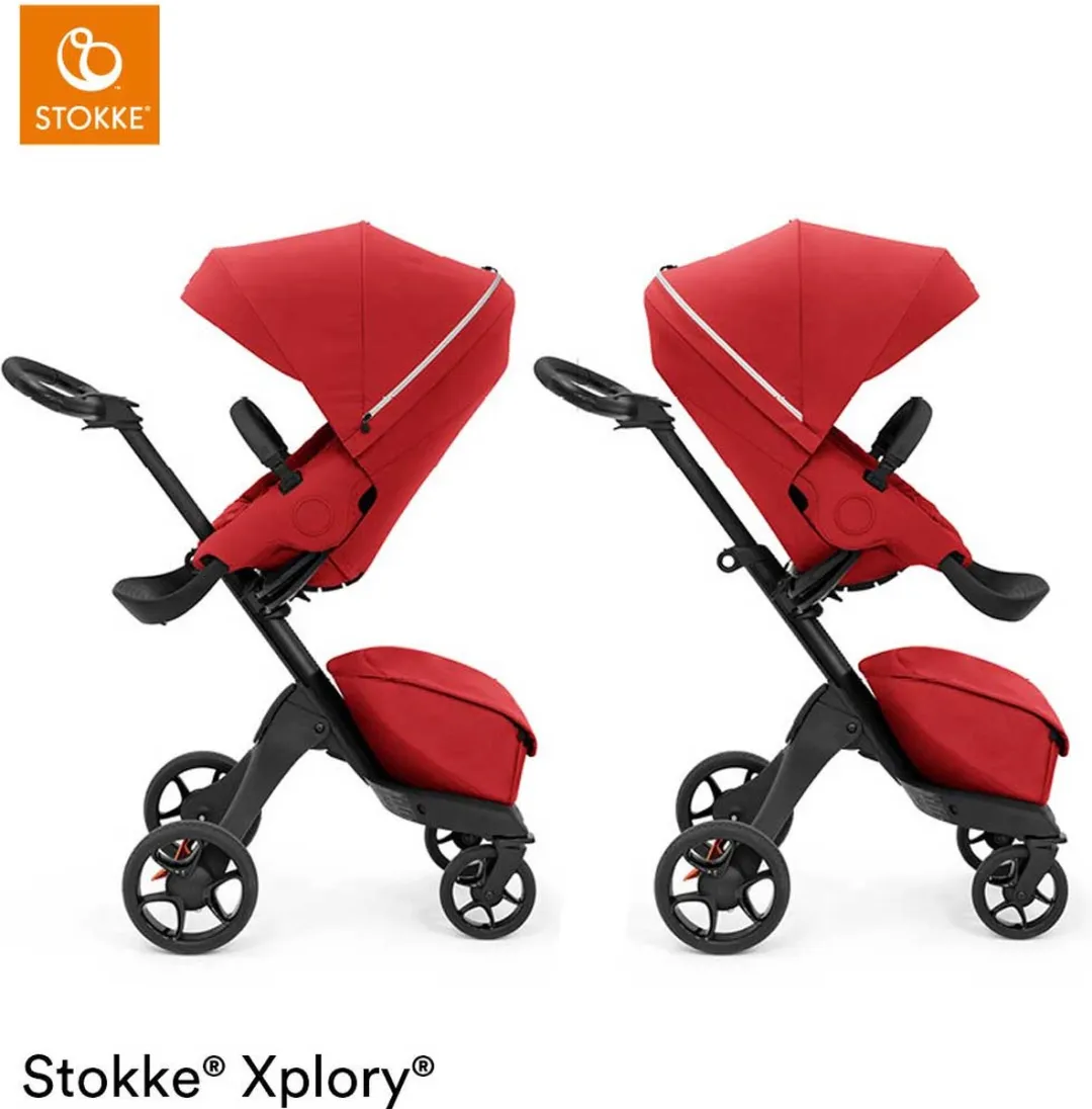 Stokke Xplory X Kinderwagen - Robijnrood - All-terrain