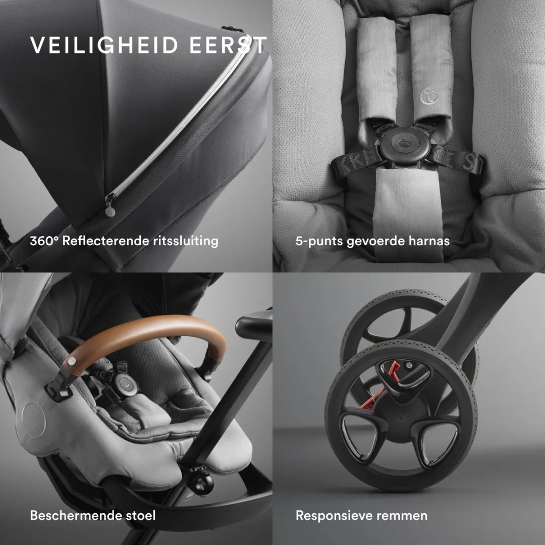Stokke Xplory X Kinderwagen - Robijnrood - All-terrain