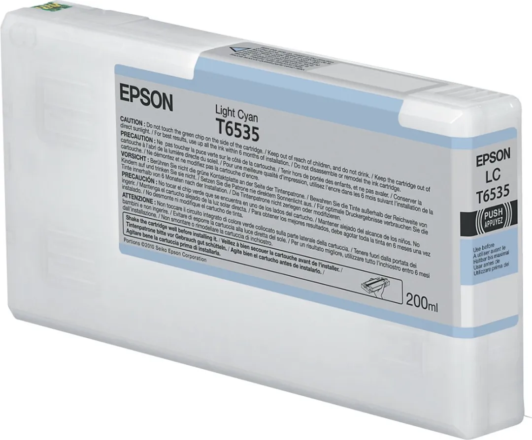 Epson T6535 Licht Cyaan Inktcartridge 200ml