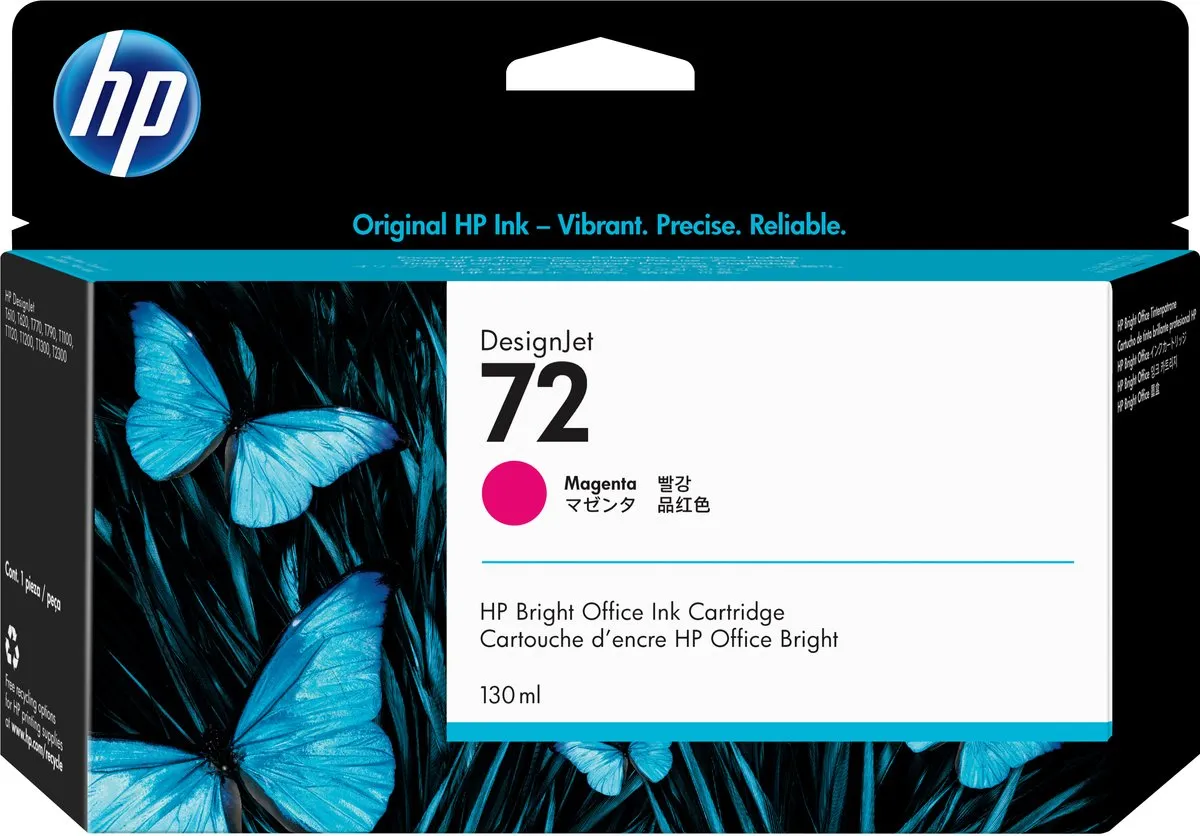 HP 72 Magenta XL Cartridge 130ml