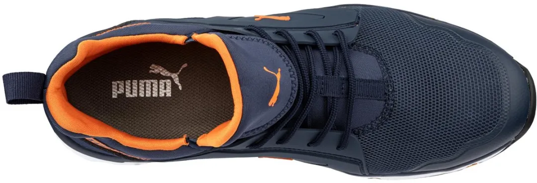 PUMA Chase Low S1PS 643780 - Blauw/Oranje - Maat 48