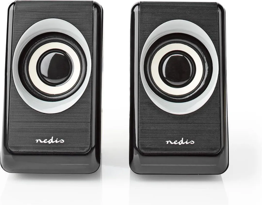 Nedis CSPR20020BK PC-Speakers 2.0