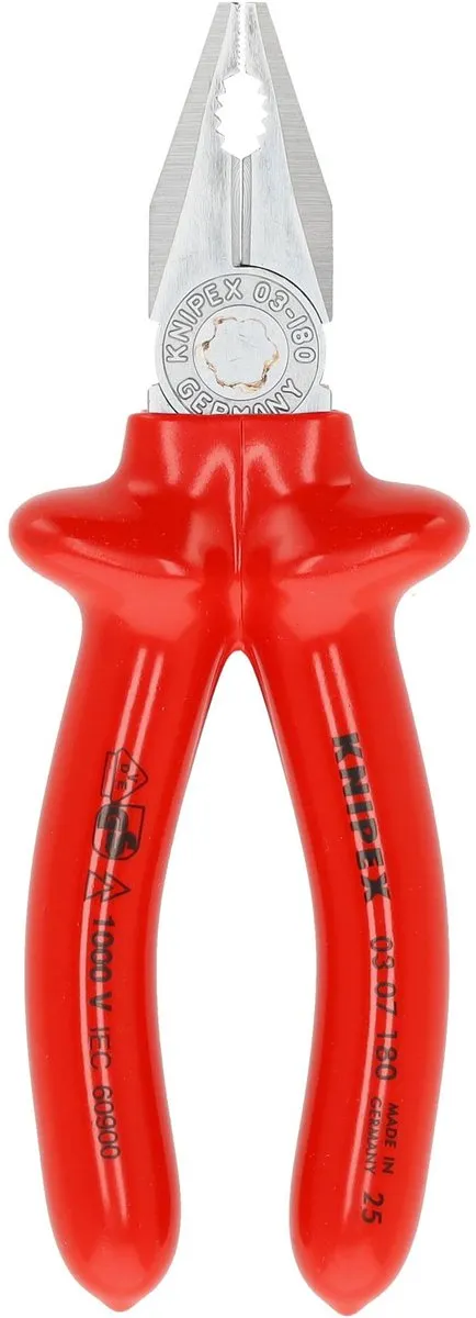 Knipex 307180 VDE Kracht Combinatietang 180mm - Zwart