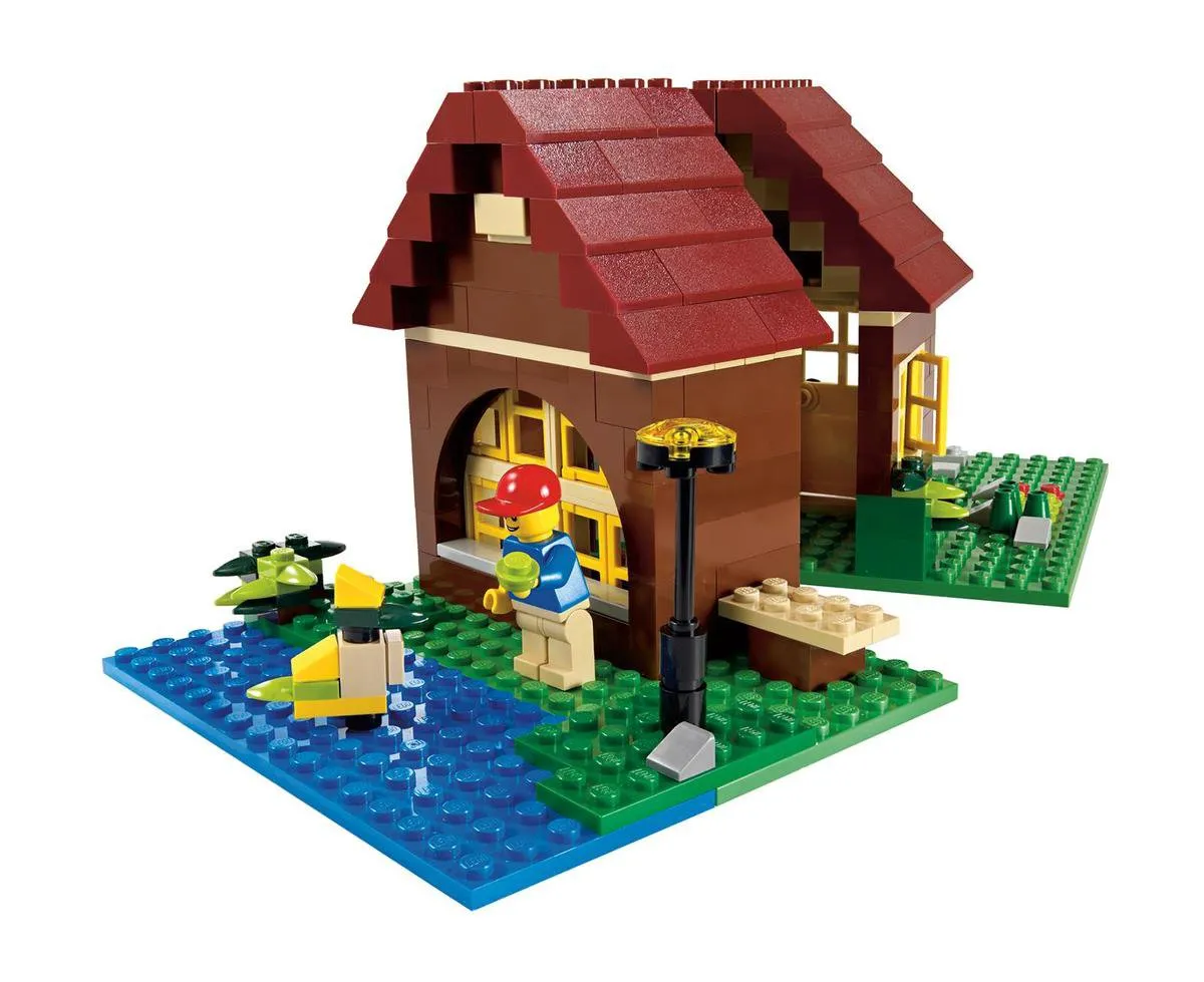 LEGO Creator Houthakkershut 5766 - 355 Stukken - Bruin/Geel - afbeelding 6 van 6