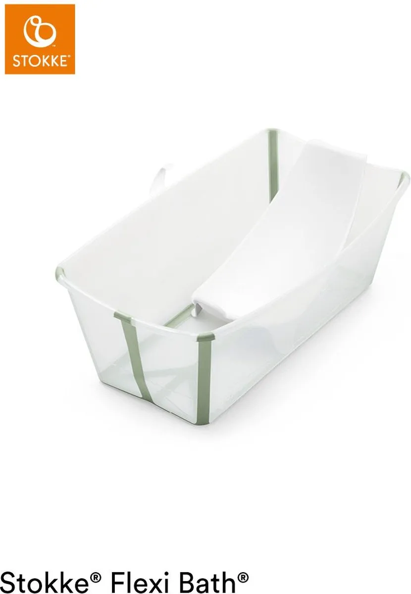 Stokke Flexi Bath Bundel - Transparent Green
