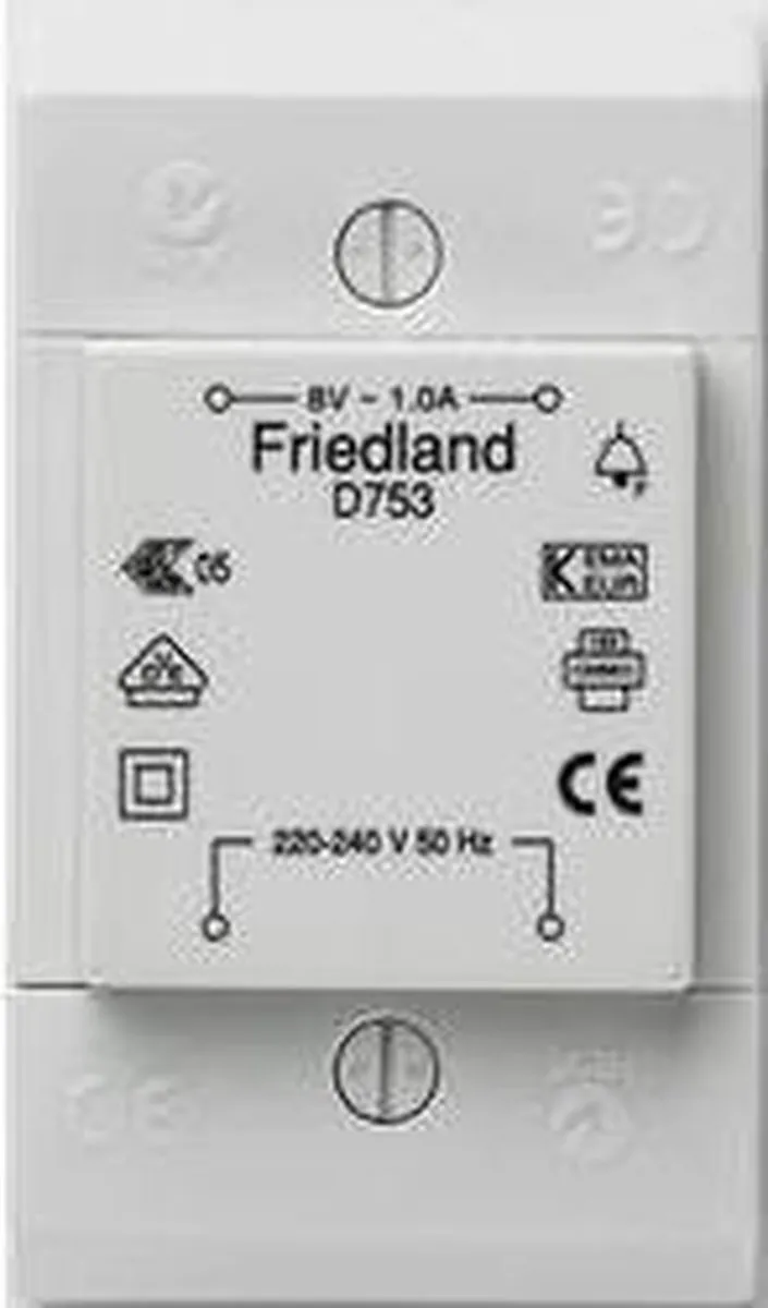 Friedland Trafo D753 8V 1A - afbeelding 6 van 6