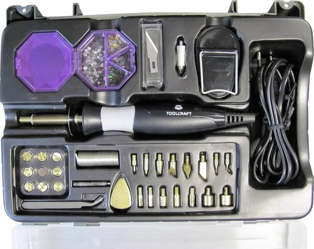 TOOLCRAFT KK-07025WD-2000 Houtbranderset 6-in-1