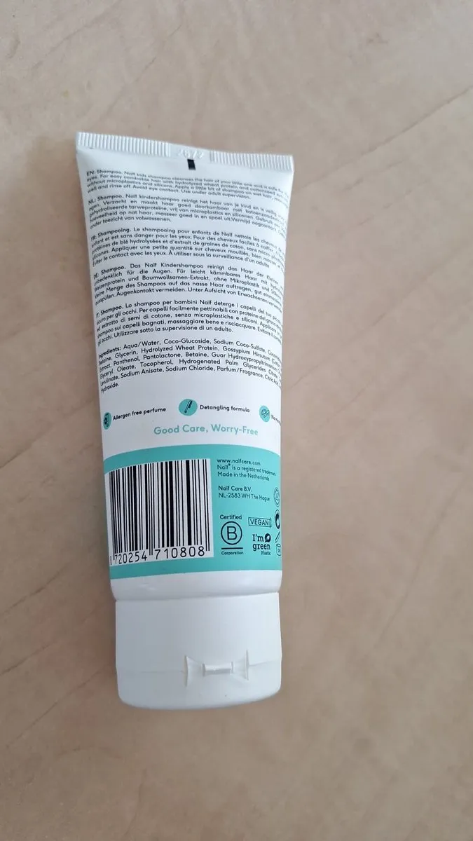 Naïf Voedende Shampoo Baby & Kids 100ml