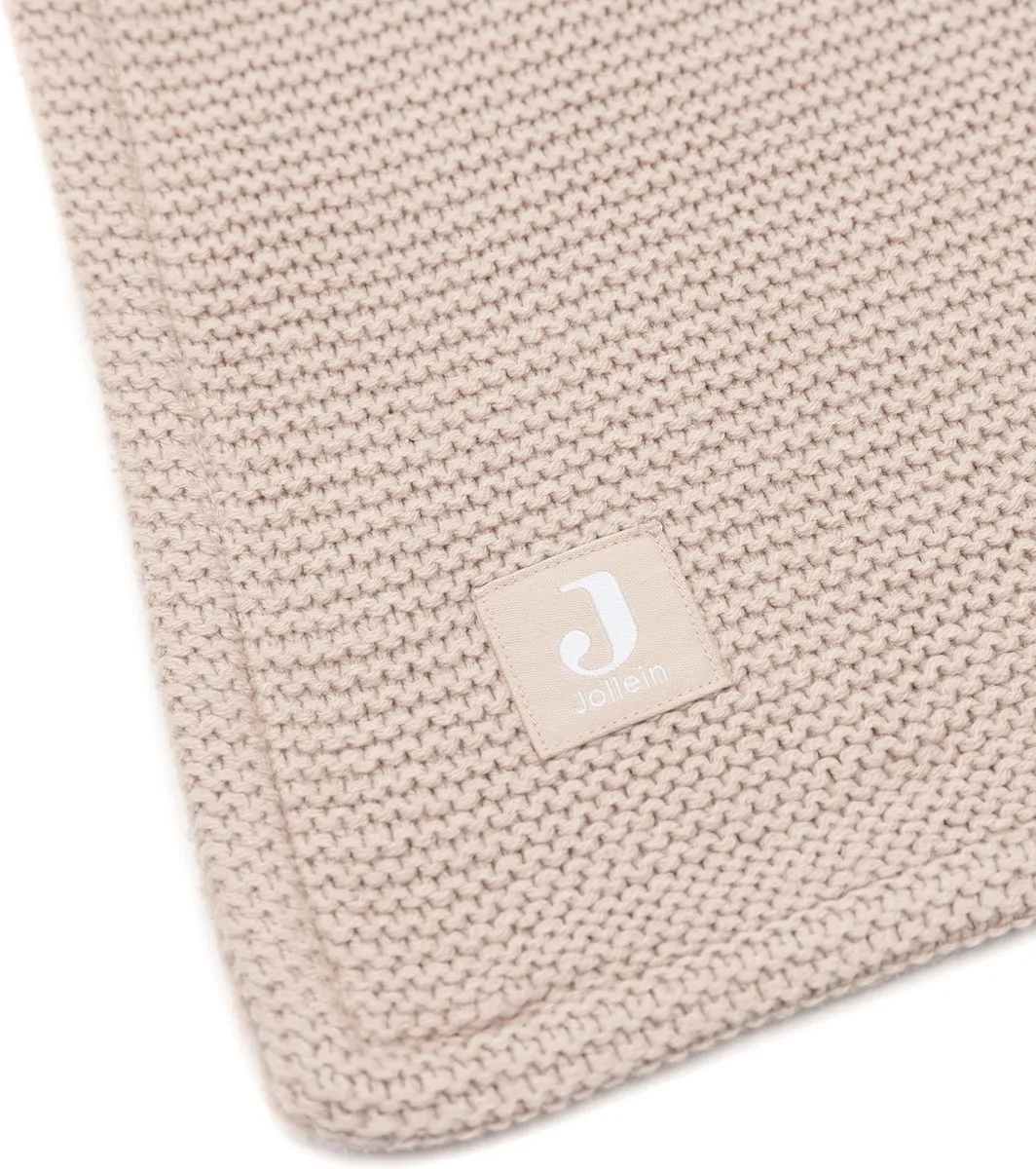 Jollein Deken Wieg 75x100cm Basic Knit Wild Rose