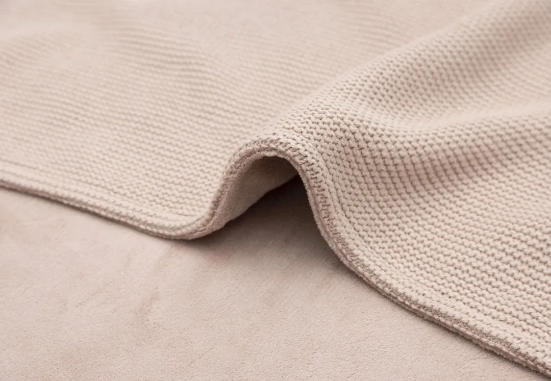 Jollein Deken Wieg 75x100cm Basic Knit Wild Rose