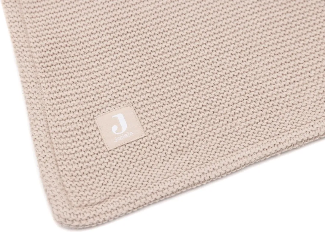 Jollein Deken Wieg 75x100cm Basic Knit Wild Rose