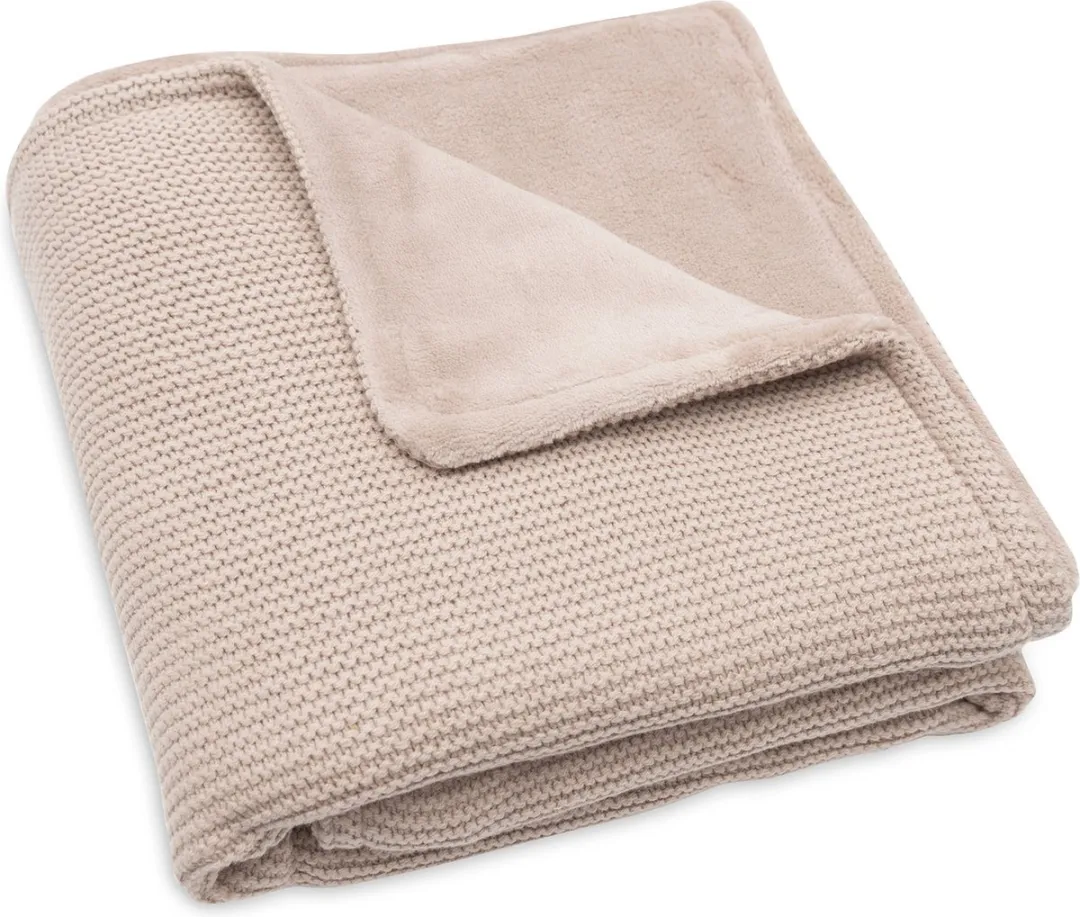 Jollein Deken Wieg 75x100cm Basic Knit Wild Rose