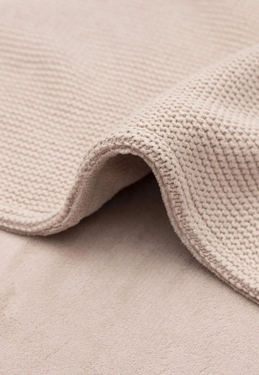 Jollein Deken Wieg 75x100cm Basic Knit Wild Rose