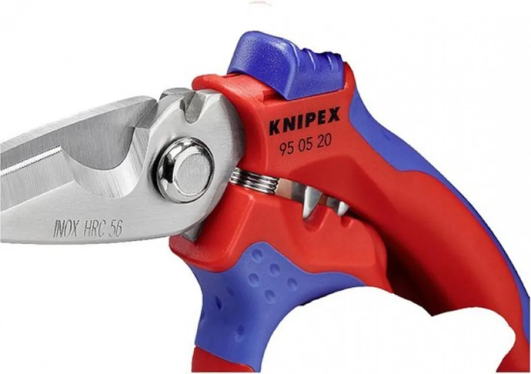 Knipex 95 05 20 SB Haakse Elektricienschaar 160mm - Staal