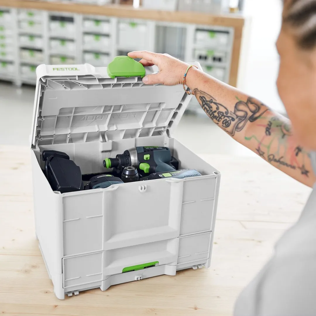 Festool SYS3-COMBI M 287 Systainer³ - 577766 - Groen/Wit