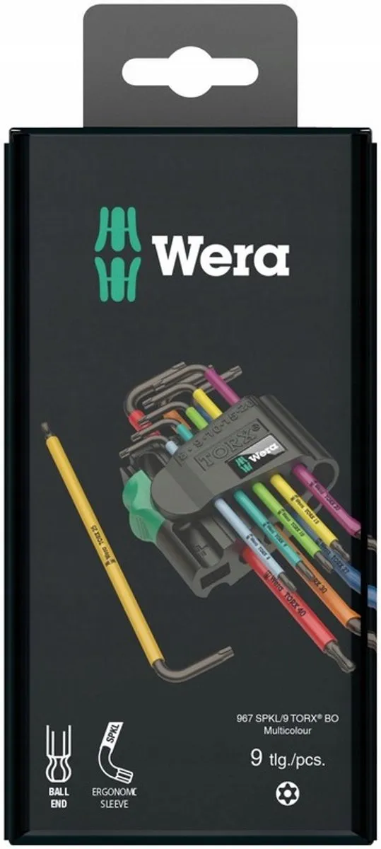 Wera Torx Balhoofdset 9-delig 967 SPKL/9