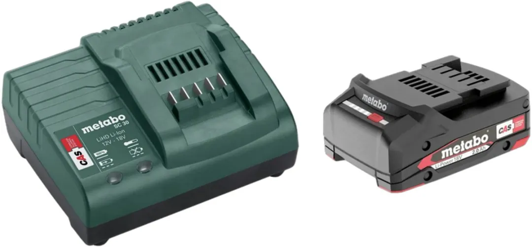 Metabo 18V Accu Basisset 2,0 Ah