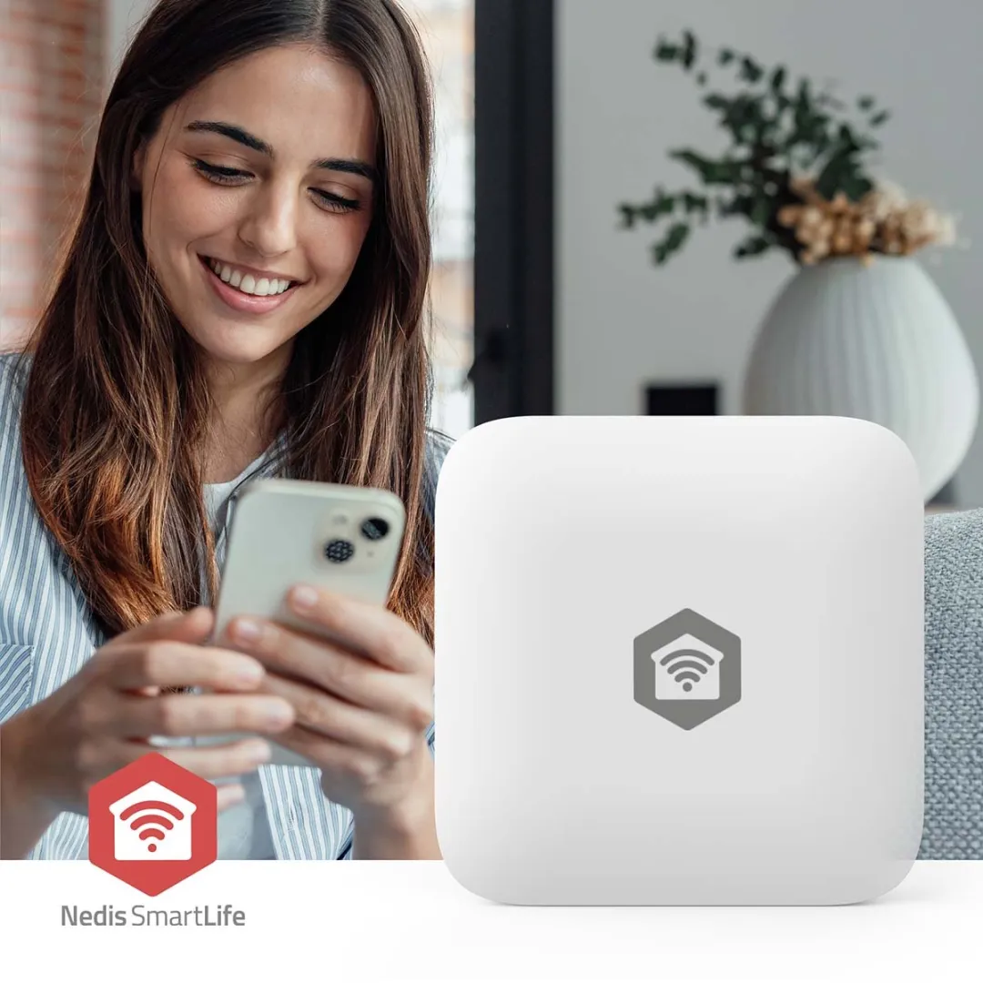 Nedis SmartLife ZBSW11WT Watermelder - Zigbee 3.0 - Wit