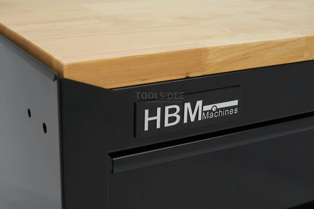 HBM Gereedschapswagen 8 Lades - 142cm - Zwart