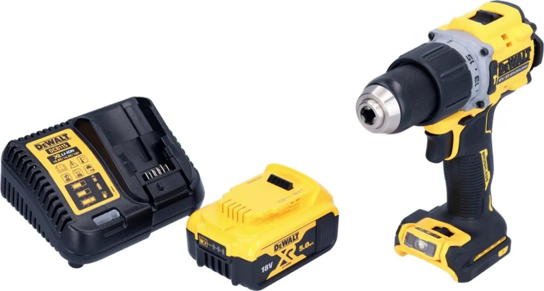 DeWalt DCD 805 P1 Klopboormachine 18V 90Nm - 5.0Ah - afbeelding 4 van 5