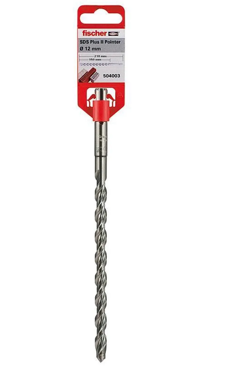 Fischer SDS-plus II Pointer V Hamerboor 12x200/260mm - 1 Stuk