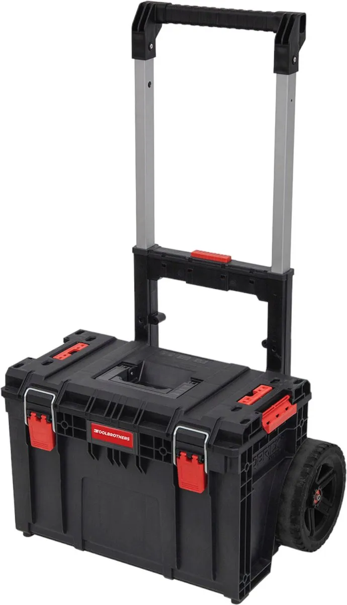 Toolbrothers RHINO XL Cart Plus ECO Gereedschapskoffer 37L - Rood/Zwart