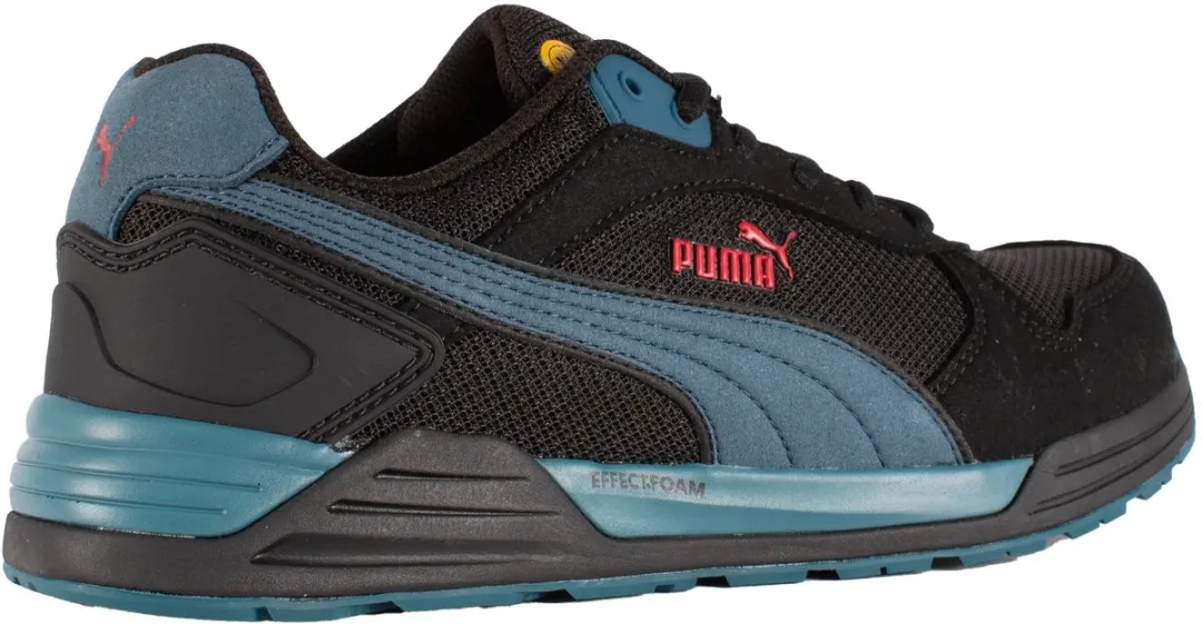 PUMA Frontside Laag S1P - Zwart/Blauw 42