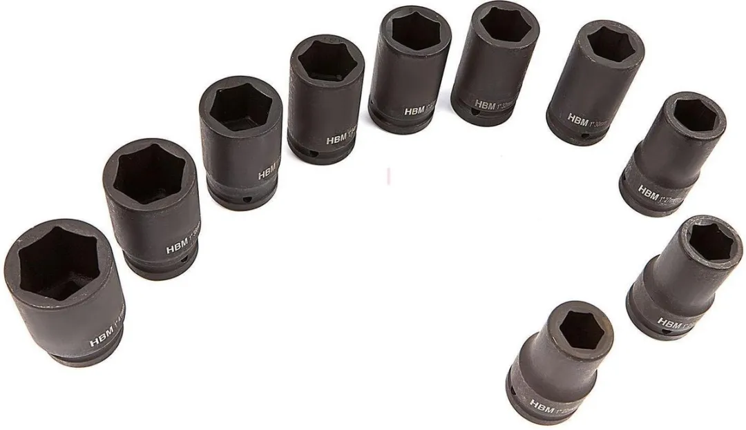 HBM 10-delige Krachtdoppenset 27mm