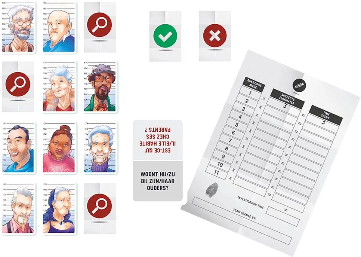 999 Games The Unusual Suspects Kaartspel - 18 Spelers