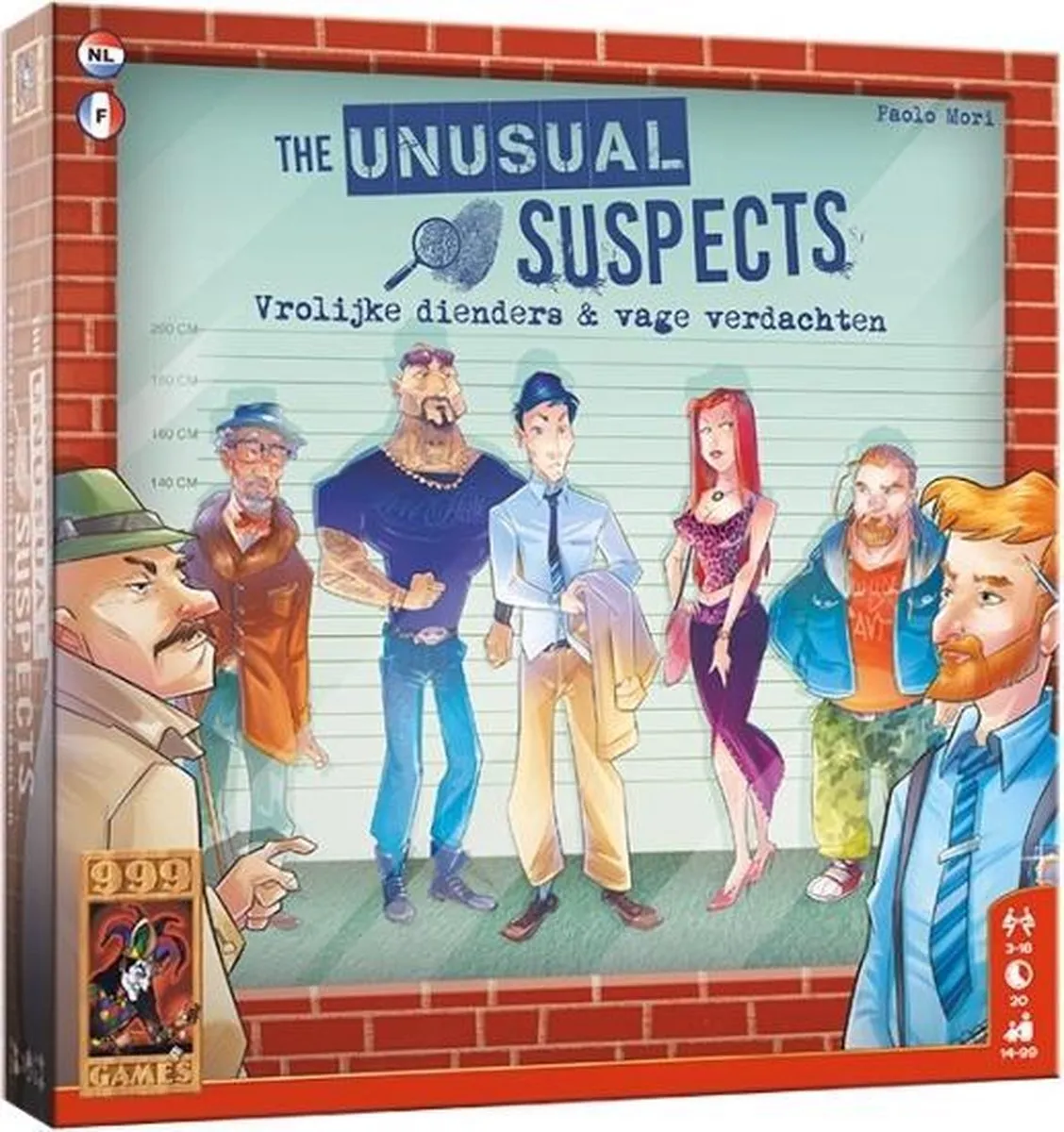 999 Games The Unusual Suspects Kaartspel - 18 Spelers