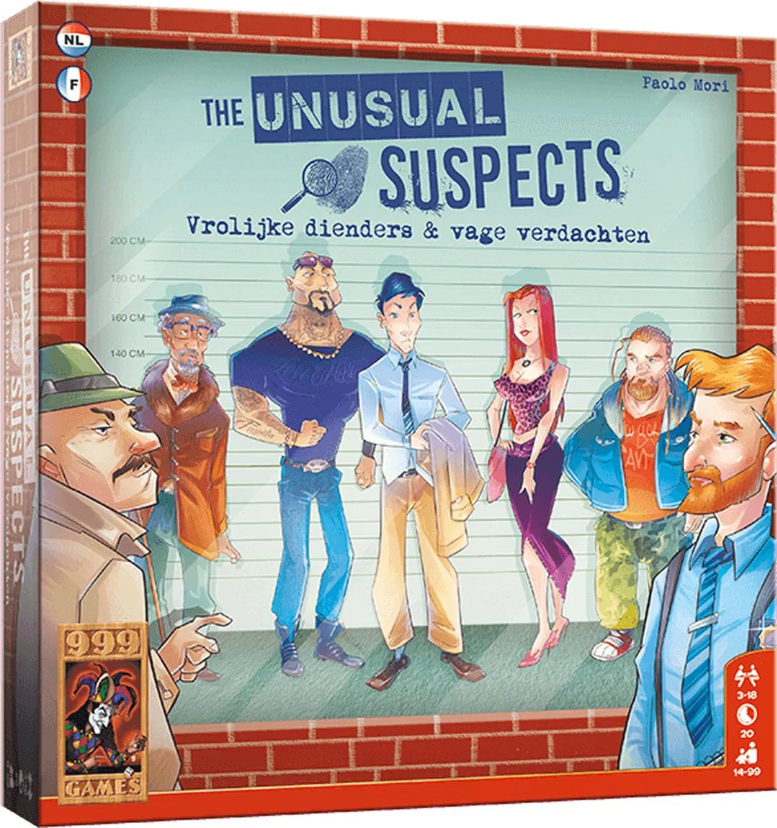 999 Games The Unusual Suspects Kaartspel - 18 Spelers