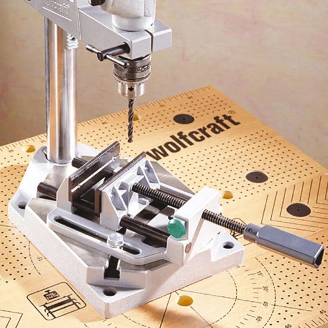 Wolfcraft Universele Bankschroef 100mm - Machineklem 3410000
