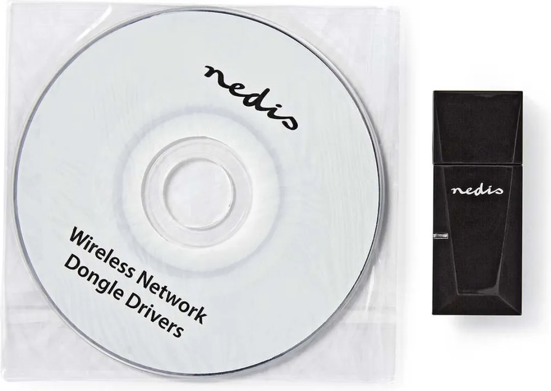 Nedis WSNWM300BK Netwerk-Dongel - Wi-Fi N300 - USB2.0 - Zwart - afbeelding 3 van 6