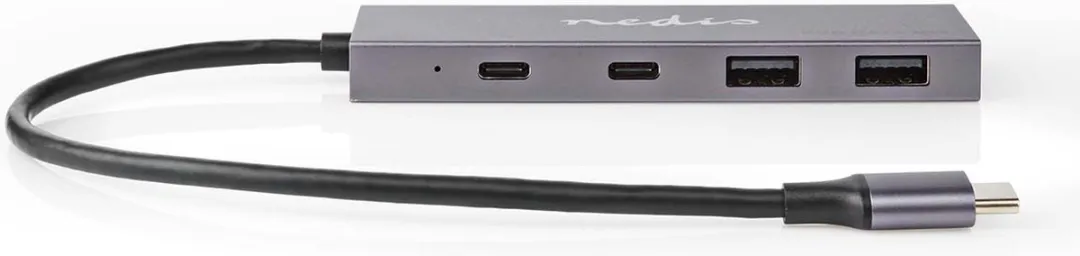 Nedis UHUBU3450AT USB-C Hub 4-Poorts