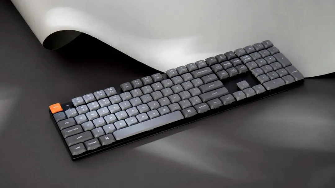 Keychron K5 Max K5M-H1 Mechanisch Toetsenbord - Red Switch - Zwart/Grijs