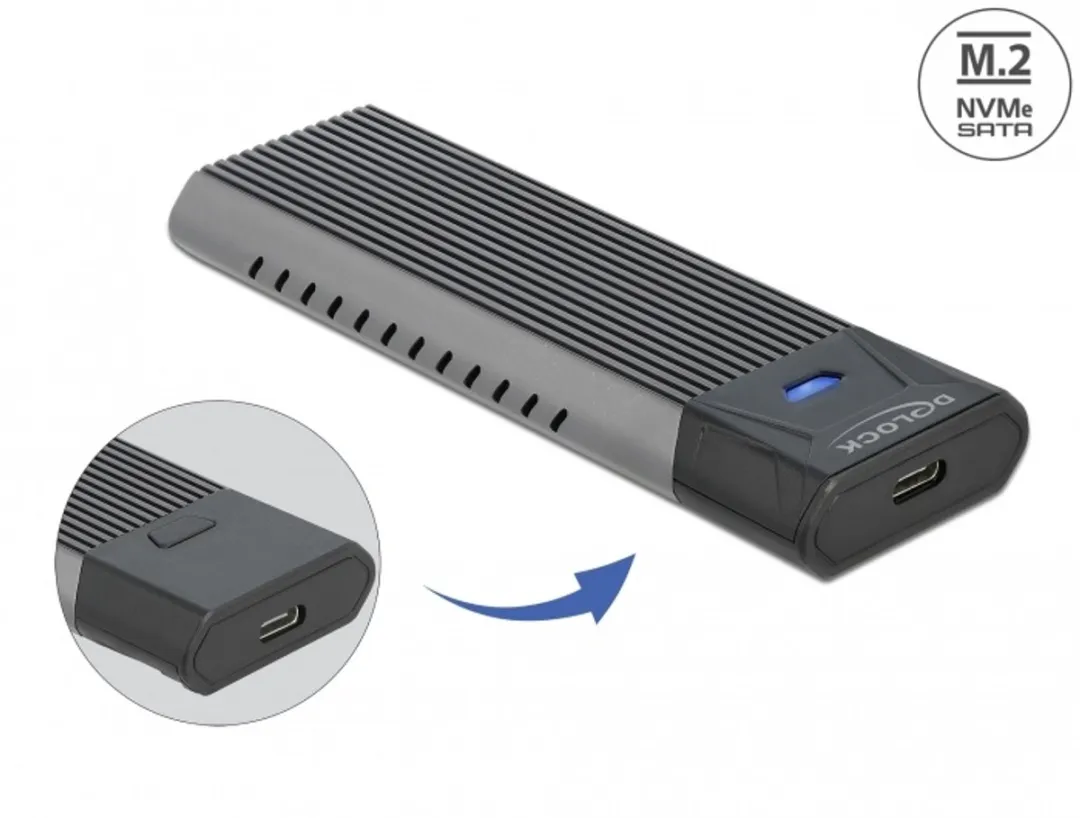 Delock 42638 Externe M.2 SSD Behuizing