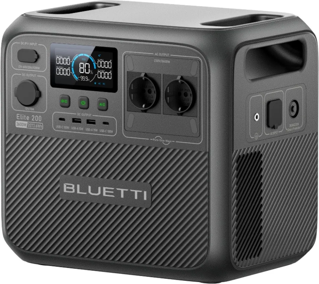 Bluetti Elite 200 V2 Draagbare Generator 2074Wh - 2600W