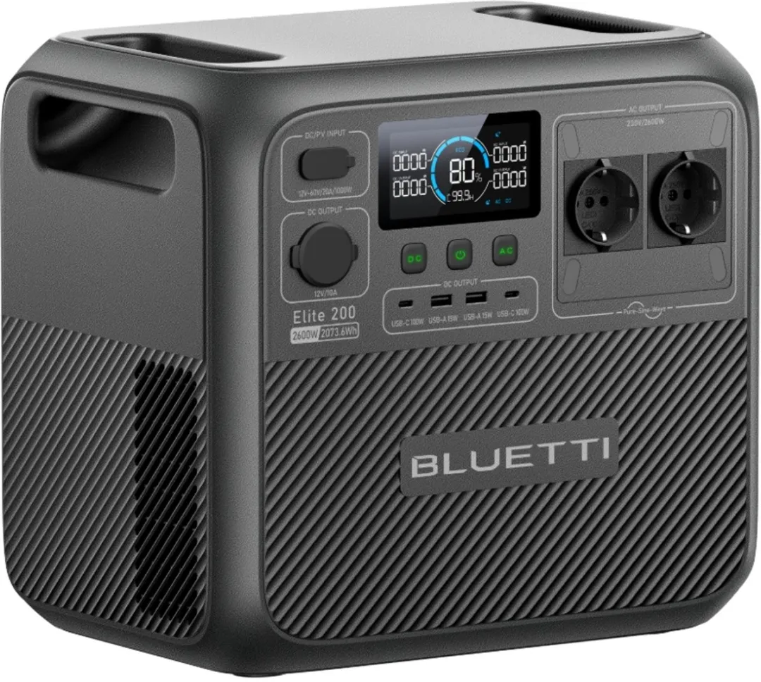 Bluetti Elite 200 V2 Draagbare Generator 2074Wh - 2600W