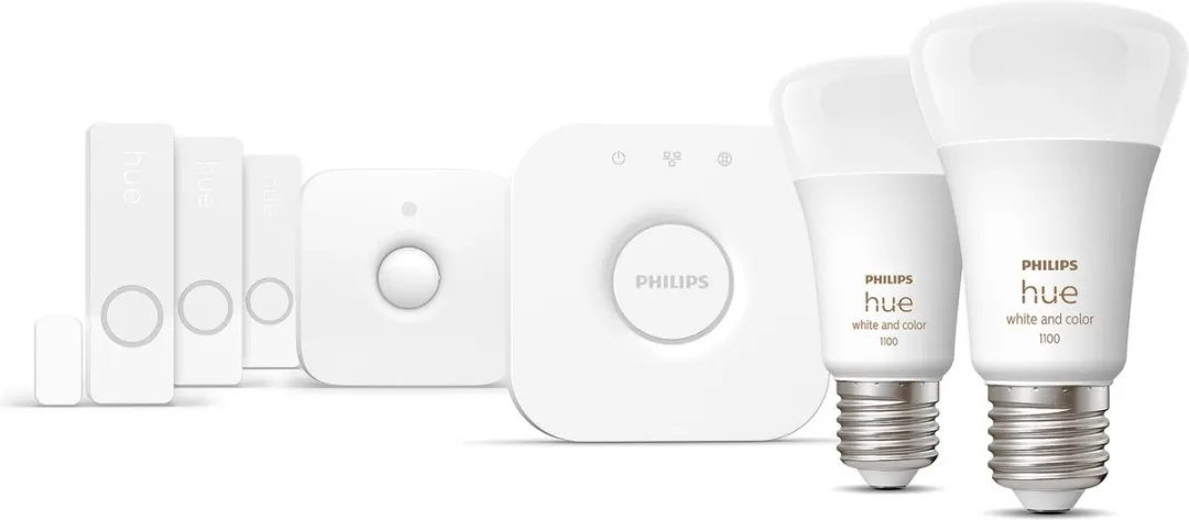 Philips Hue Secure Starterkit - 7 Stuks - Wit/Gekleurd